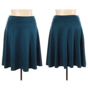 34" Waist Peacock Blue Skirt